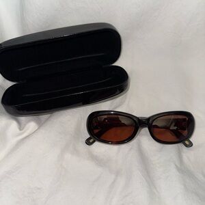 Ralph Lauren Black and Brown Sunglasses